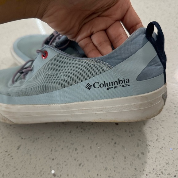 Colombia Light Blue Men's Sneakers - Picture 2 of 3